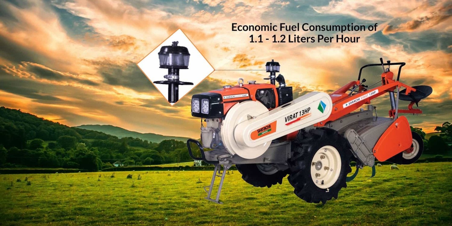 Shirachi Virat Power tiller 13hp@2400rpm