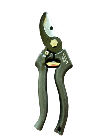 PRUNING SHEAR WITH BLACK COLOUR HANDLE